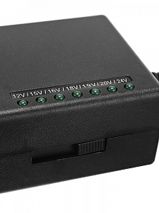 Зарядка для ноутбуков универсальна с насадками 12-24В, 100Вт Орбита OT-APB72